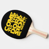 来背側にはPiがある 卓球ラケット (横)