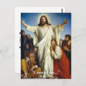 「来自分へ」のカスタムはがき ポストカード (正面/裏面)