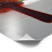 来訪者との(鳥)ショウジョウコウカンチョウ天国詩12x12 フォトプリント (角)