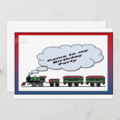 来誕生日パーティーへ 招待状 (正面/裏面)