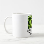 来豆を取って。 コーヒーマグカップ (左)