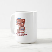 来週がもうすでに疲れた コーヒーマグカップ (正面左)