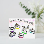 「来遊一緒に」 ポストカード (スタンド正面)