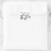 「来遊一緒に」 ラウンドシール (バッグ)