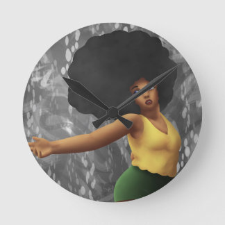 来遠くに一緒に ラウンド壁時計