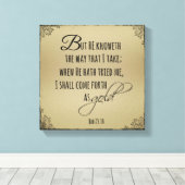 来金ゴールド聖書の聖句として キャンバスプリント (インサイチュ (ウッドフロア))