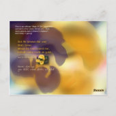 来金ゴールド ポストカード (裏面)