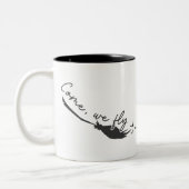 来飛ぶ ツートーンマグカップ (左)