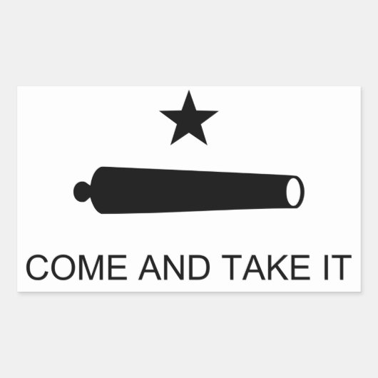 来飲め 長方形シール (正面)