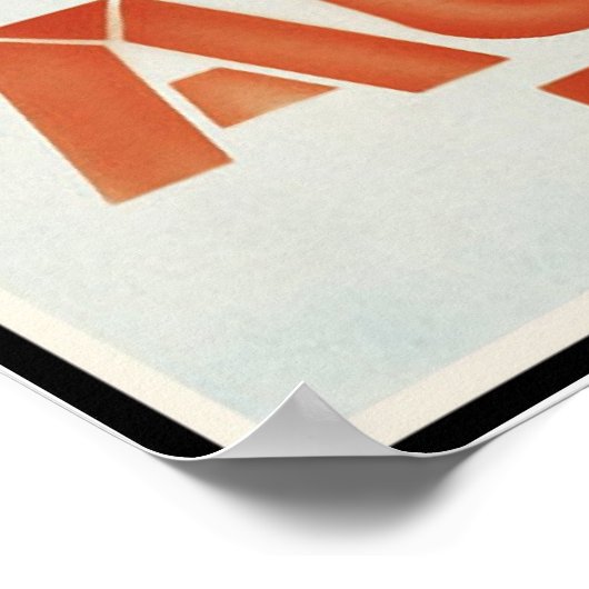 来魚釣り ポスター (角)