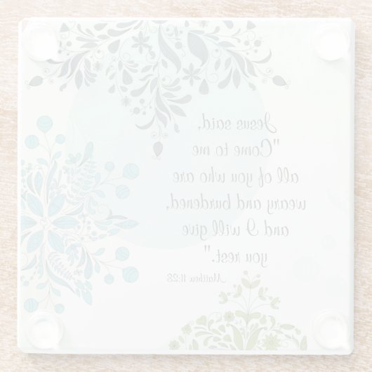 来11:28 ガラスコースター (裏面)