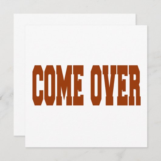 来 招待状 (正面/裏面)