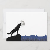 来 & "HOWL"ウルフ誕生日招待状 招待状 (裏面)