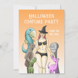 来As You Areハロウィーン招待状 招待状