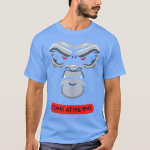 来At Me Bro Gorillaおもしろい顔ジムとパーティーFi Tシャツ