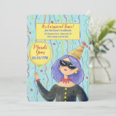 来Mardi Grasパーティー 招待状 (スタンド正面)