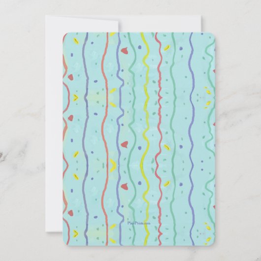 来Mardi Grasパーティー 招待状 (裏面)