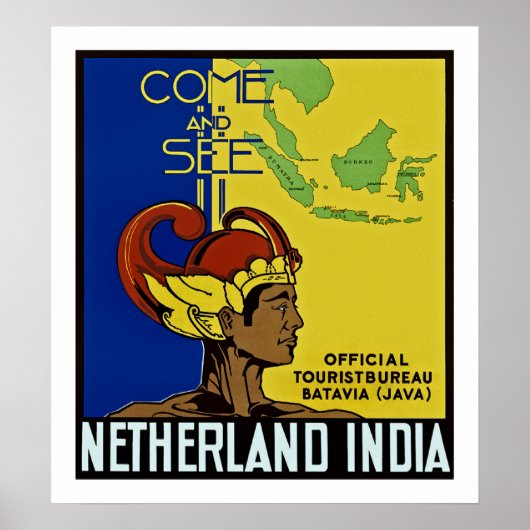来Netherland India ポスター (正面)