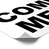 来Poeポスターおもしろい ポスター (角)