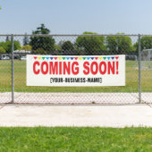 来's Soon Flagsカラフル記号 横断幕 (インサイチュ)