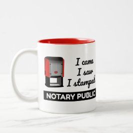 来Saw公証書切手 ツートーンマグカップ