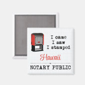来Saw Nopsis Public Hawaii マグネット (正面/裏面)