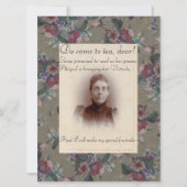 来To Tea, 親愛 -パーティの招待状 招待状 (正面)