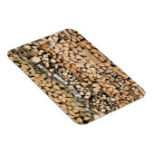 杭の長方形の磁石に刻んだ木 マグネット (右側)