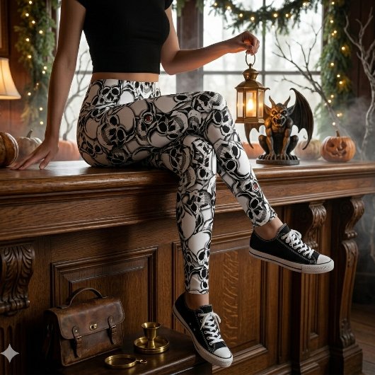 杭スカル赤目ID222 レギンス