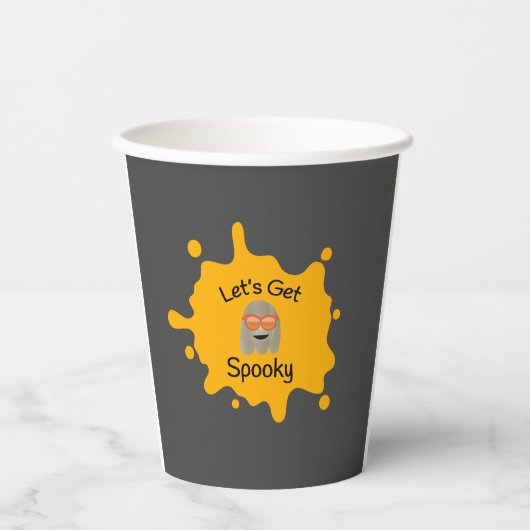 杯を取ろう不気味 紙コップ (正面)