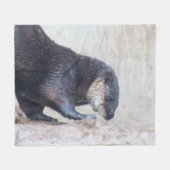 東お洒落へ フリースブランケット (正面(横))