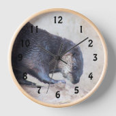 東お洒落へ 壁時計 (正面)