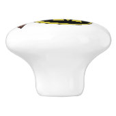 東お洒落絶叫フクロウモノグラム セラミックノブ (側面)