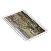 東からのノッチンガムの見通しが刻まれた マグネット (右側)