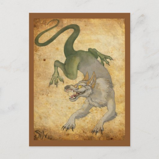 東からの獣 ポストカード (正面)
