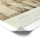 東からフィレンツェ大聖堂、「断片」 ポスター (角)