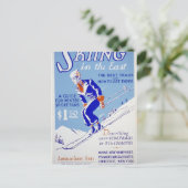 東でスキー ポストカード (スタンド正面)