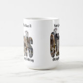 東と東のハッピーバースデーのロゴ コーヒーマグカップ (中央)