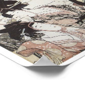 東に下る歌麿1795年 ポスター (角)