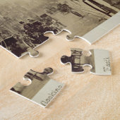 東に直面するPiccadilly (セピア色の写真) ジグソーパズル (側面)