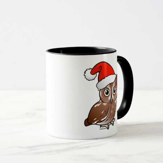 東のアメリカオオコノハズクサンタ マグカップ (正面右)