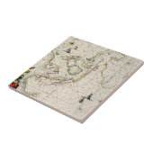 東のインディの旧式な地図 タイル (側面)