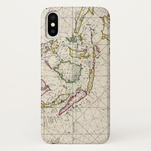 東のインディの旧式な地図 Case-Mate iPhoneケース (裏面)