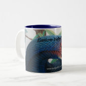 東のインディゴのコーヒー・マグ ツートーンマグカップ (正面左)