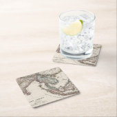 東のインド スクエアペーパーコースター (インサイチュ)