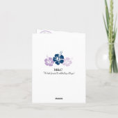 東のカリブのな巡航のパスポートの結婚式 シーズンカード (裏面)