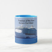 東のカリブのな巡航 マグカップ (中央)