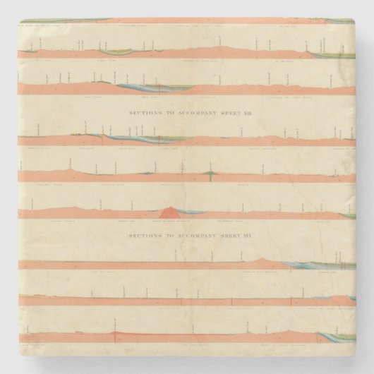 東のコロラド州の地質セクション ストーンコースター (正面)