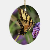 東のトラのアゲハチョウの蝶プロフィール セラミックオーナメント (右)