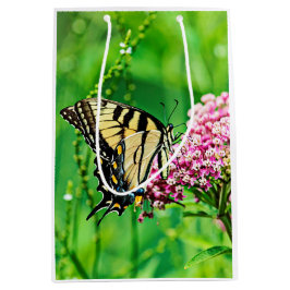 東のトラのアゲハチョウの蝶 ミディアムペーパーバッグ